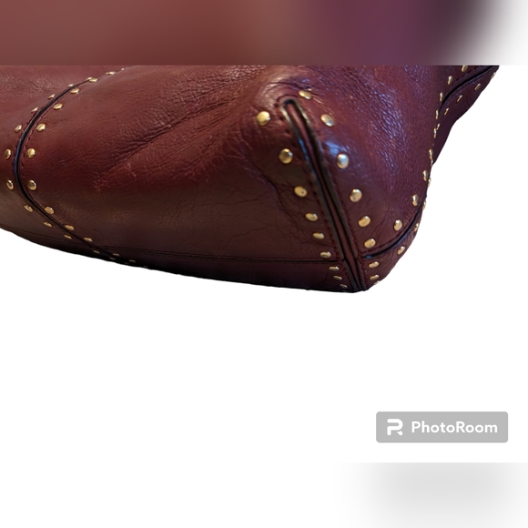 Michael Kors Uptown Astor Cinnabar Dark Red and matching wallet UGC - Picture 5 of 11